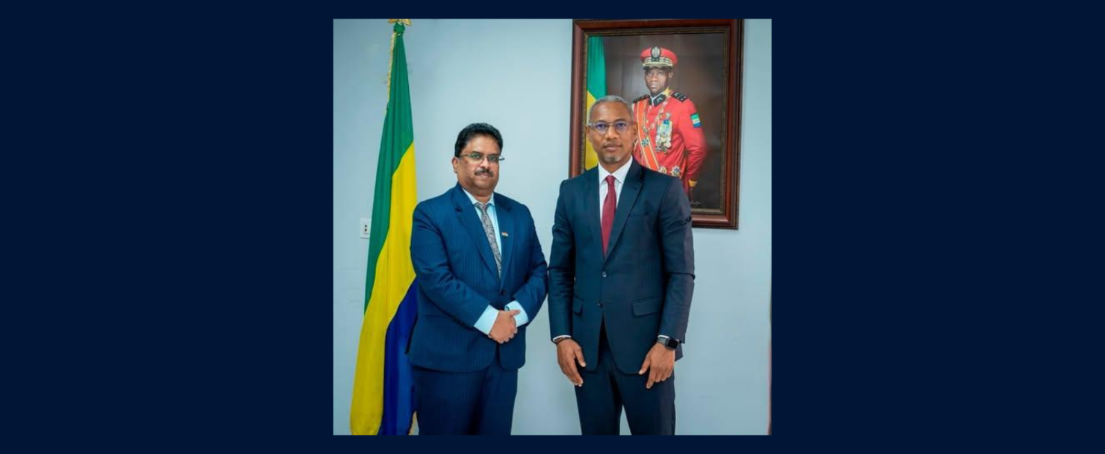 High Commissioner VSDL Surendra met Minister of Youth, Sports, Cultural Outreach and the Arts, H.E Mr Paul Ulrich Kessany Zategwa